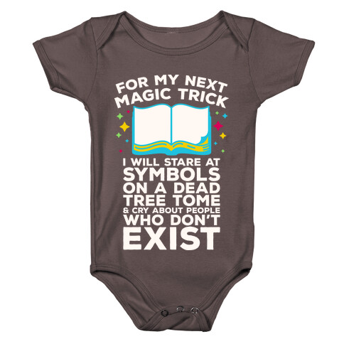 Book Magic Trick Baby One-Piece