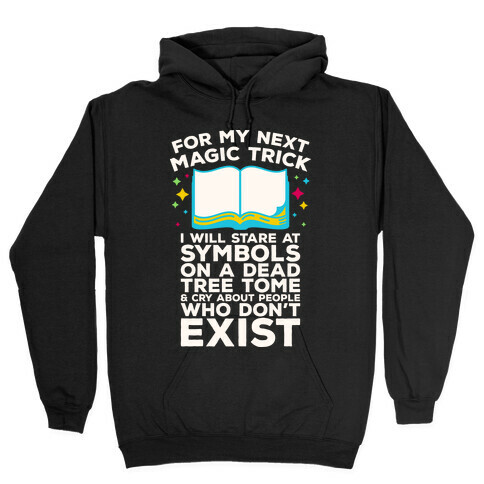 Book Magic Trick Hooded Sweatshirt