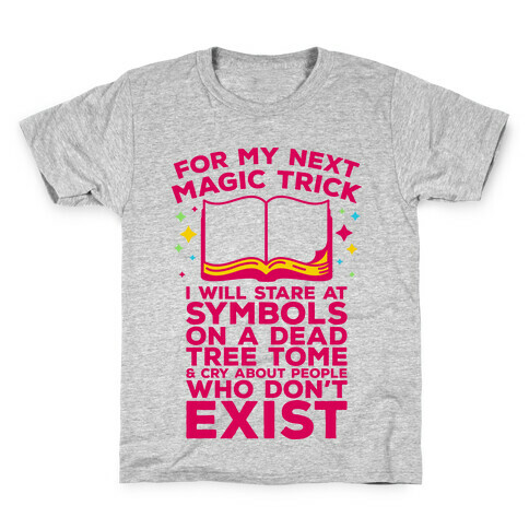 Book Magic Trick Kids T-Shirt