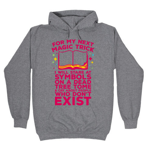 Book Magic Trick Hooded Sweatshirt