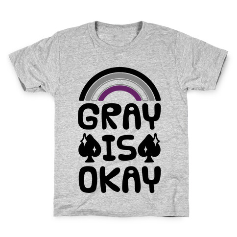 Gray Is Okay Kids T-Shirt