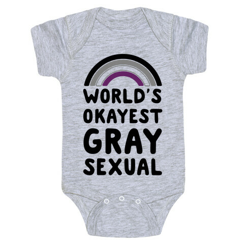 World's Okayest Graysexual Baby One-Piece