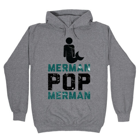 Merman Pop Merman (Tank) Hooded Sweatshirt