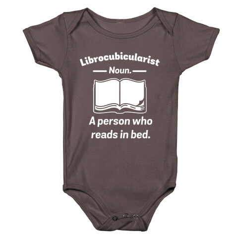 Librocubicularist - a Person Who Reads in Bed Baby One-Piece