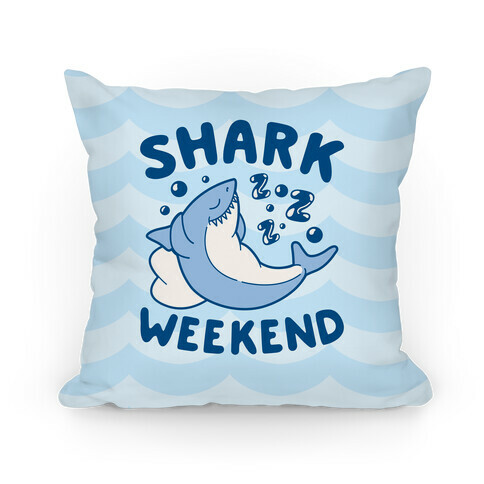 Shark Weekend Pillow