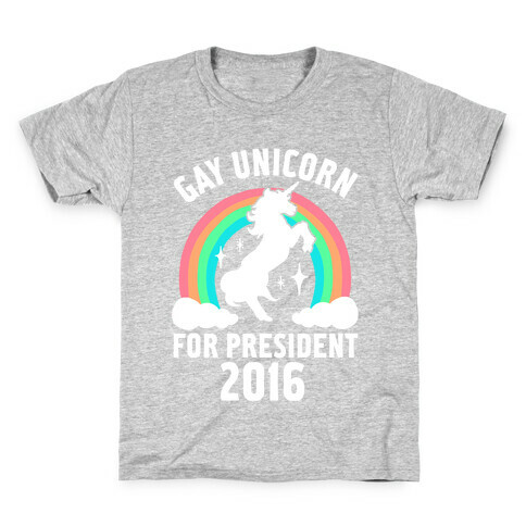 Gay Unicorn For President 2016 Kids T-Shirt