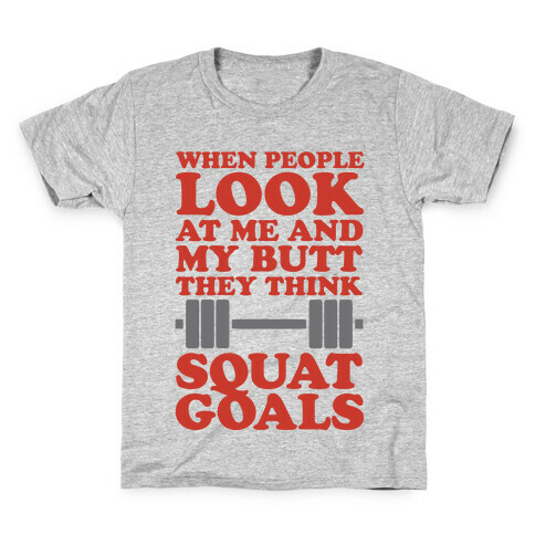 Squat Goals Kids T-Shirt