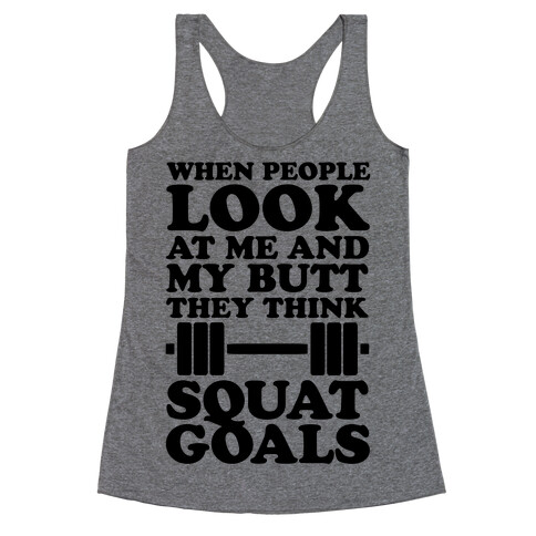 Squat Goals Racerback Tank Top