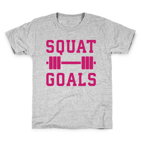 Squat Goals Kids T-Shirt