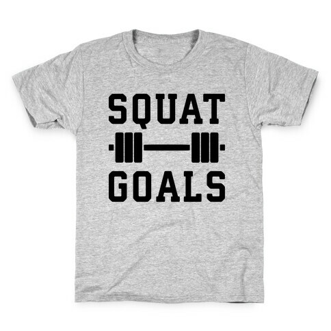 Squat Goals Kids T-Shirt
