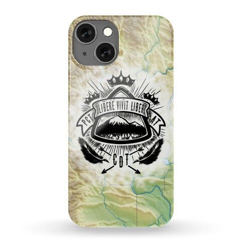 Triple Crown Hiking Trail Crest Phone Case