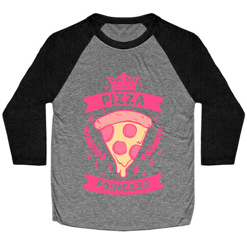 Pizza Princess Baseball Tee