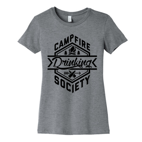Campfire Drinking Society Womens T-Shirt