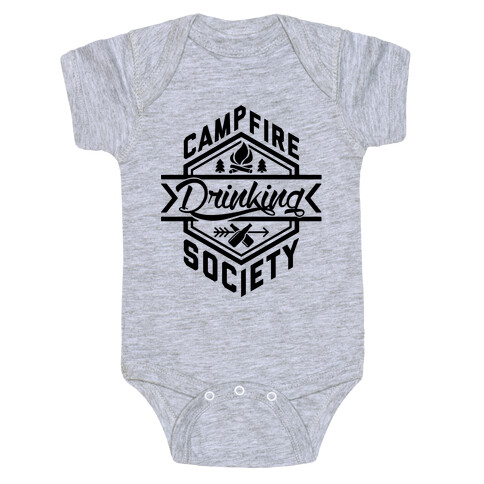 Campfire Drinking Society Baby One-Piece