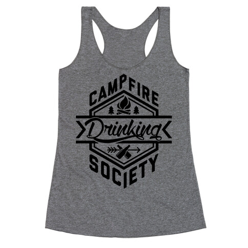 Campfire Drinking Society Racerback Tank Top