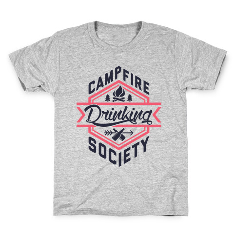 Campfire Drinking Society Kids T-Shirt