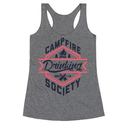 Campfire Drinking Society Racerback Tank Top