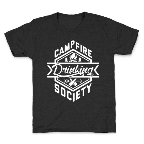 Campfire Drinking Society Kids T-Shirt