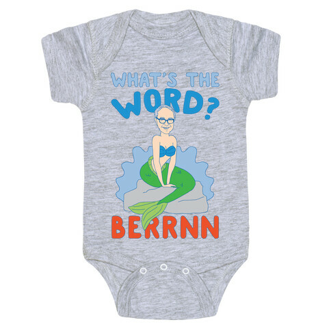 What's The Word Bern Baby One-Piece