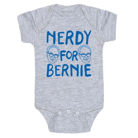Nerdy For Bernie Baby One-Piece