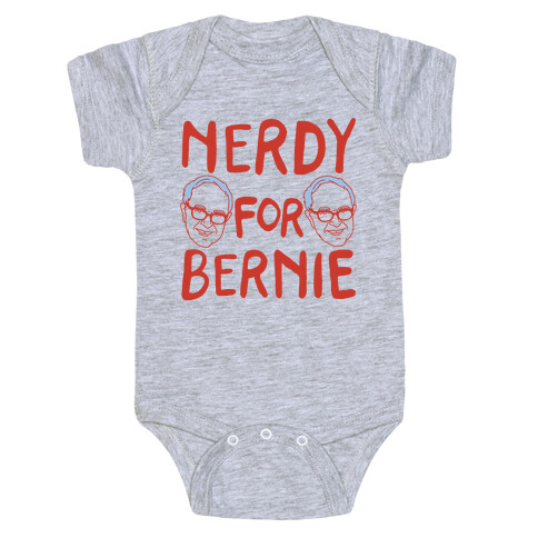 Nerdy For Bernie Baby One-Piece