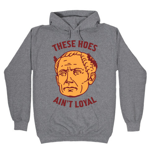 These Hoes Ain't Loyal Julius Caesar Hooded Sweatshirt