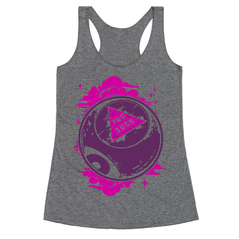 You Suck Magic 8-Ball Fortune Racerback Tank Top