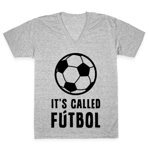 It's Called Ftbol V-Neck Tee Shirt