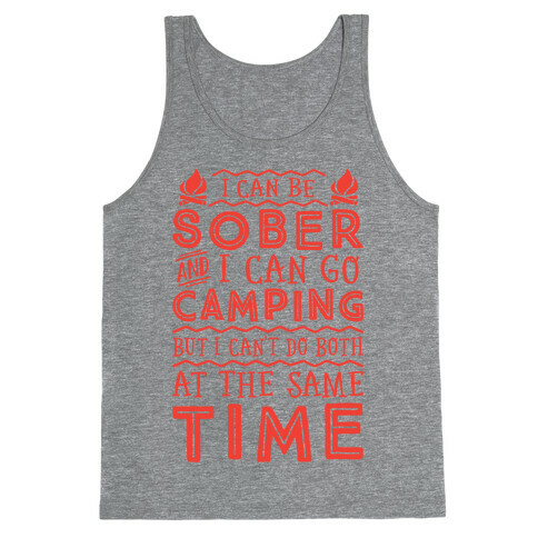 Sober Camping Tank Top