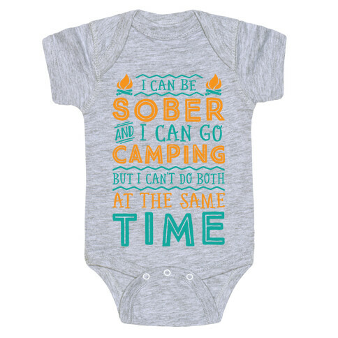 Sober Camping Baby One-Piece