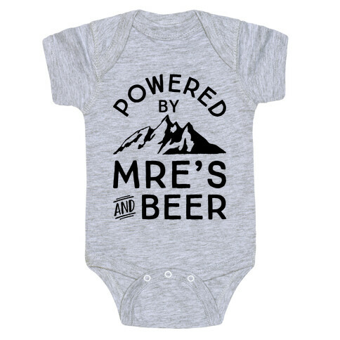Powered By MREs And Beer Baby One-Piece