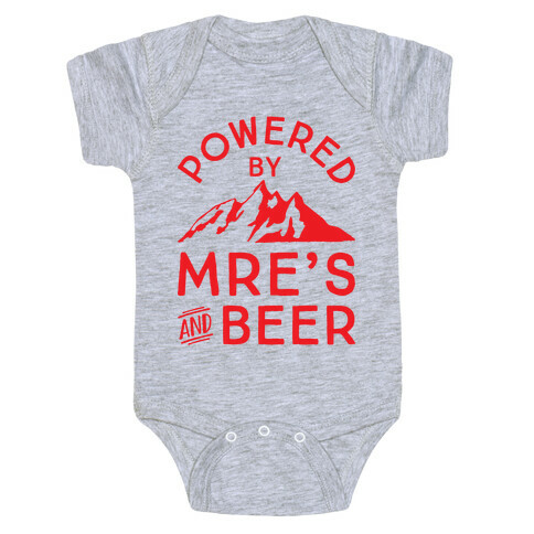 Powered By MREs And Beer Baby One-Piece