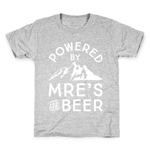 Powered By MREs And Beer Kids T-Shirt