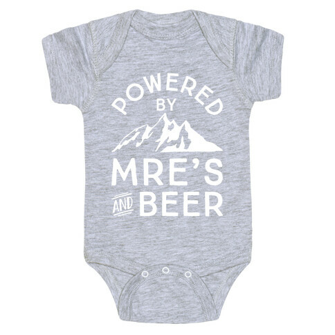 Powered By MREs And Beer Baby One-Piece