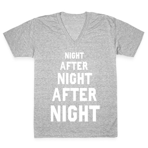 Night After Night V-Neck Tee Shirt