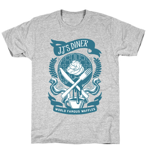 JJ's Diner: Belgian Waffle Crest T-Shirt