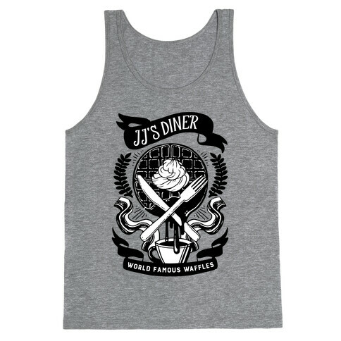 JJ's Diner: Belgian Waffle Crest Tank Top