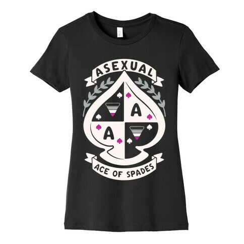 Asexual Crest Womens T-Shirt