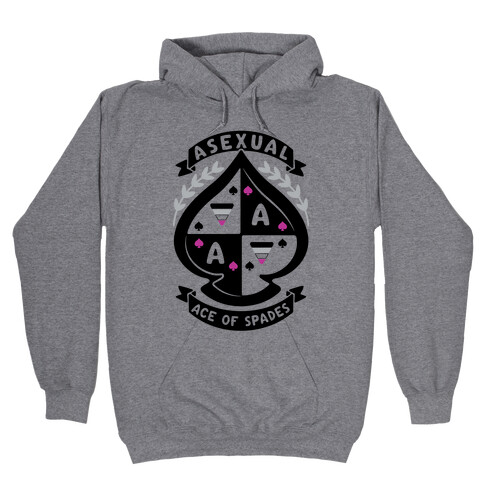 Asexual Crest Hooded Sweatshirt