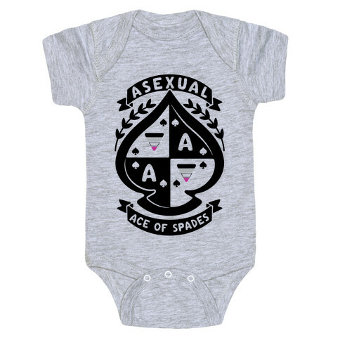 Asexual Crest Baby One-Piece