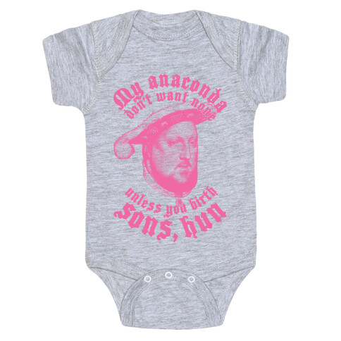 Henry VIII Anaconda Baby One-Piece