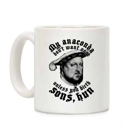 Henry VIII Anaconda Coffee Mug