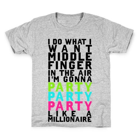 Party Party Party Kids T-Shirt