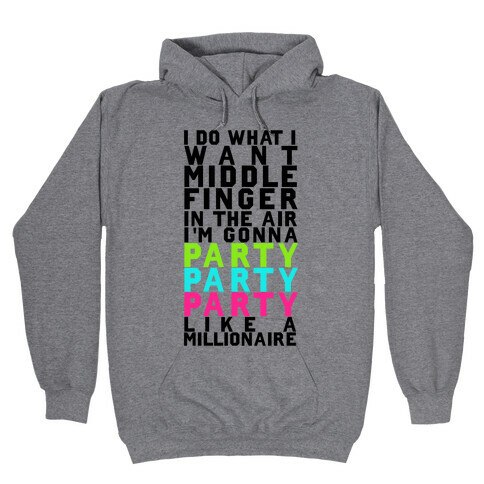 Party Party Party Hooded Sweatshirt