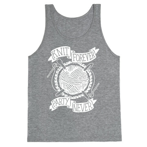 Knit Forever Party Never Tank Top