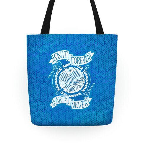 Knit Forever Party Never Tote