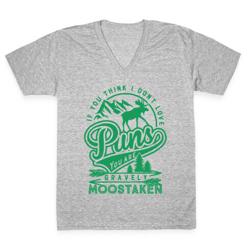 Gravely Moostaken V-Neck Tee Shirt