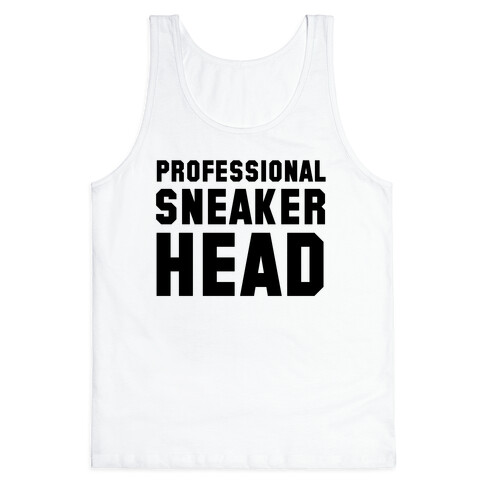 Professional Sneaker Head Tank Top