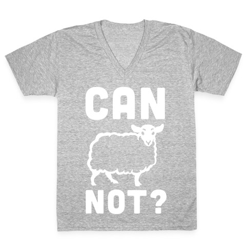 Can Ewe Not? V-Neck Tee Shirt