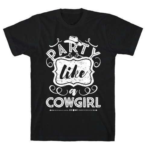 Party Like A Cowgirl T-Shirt